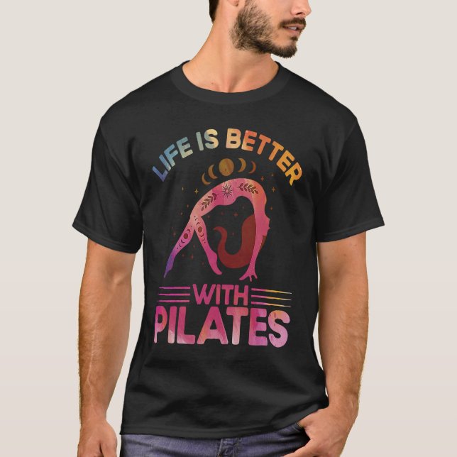 T-shirt Pilates Instructor Teacher  With Pilates (Devant)