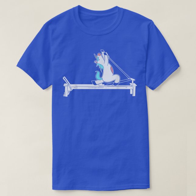 T-shirt Pilates Unicorn Fitness Eercise Training Meditatio (Design devant)