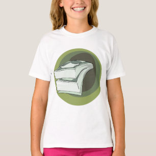 T-shirt Pile d'argent en espèces dos verts