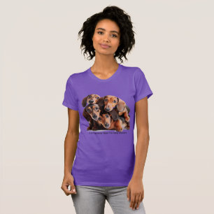 T-shirt Pile de chiens viennois