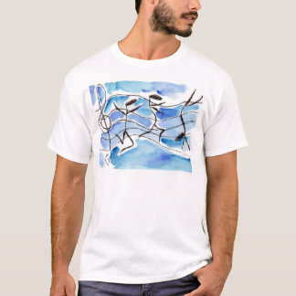 T-shirt Pile de Colin - la danse note la chemise