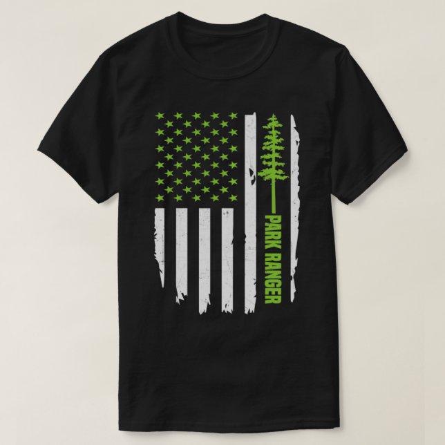 T-shirt Pile du Ranger du Drapeau USA (Design devant)