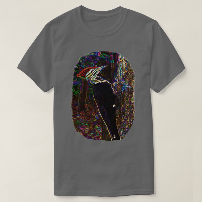 T-SHIRT PILEATED WOODPECKER (Design devant)