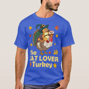 T-shirt Pilgrim Chat équitation Turquie Thanksgiving Le Ch