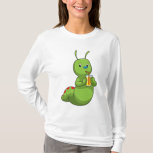 T-shirt Pilier avec verre de jus d'orange