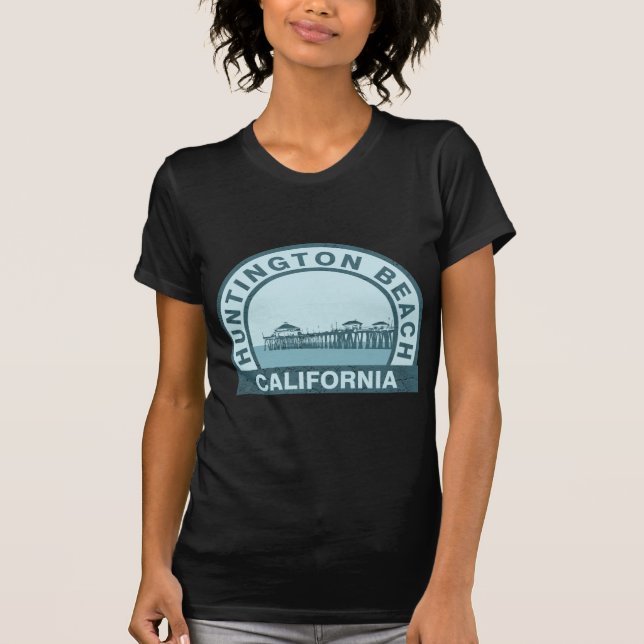 T-shirt Pilier de Huntington Beach (Devant)