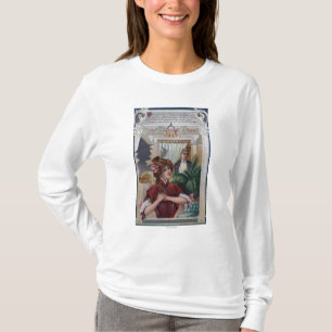 T-shirt Piliers de femme et d'homme des côtés