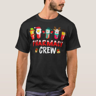 T-shirt Pills de Noël de l'équipe de pharmacie Snowman Rei
