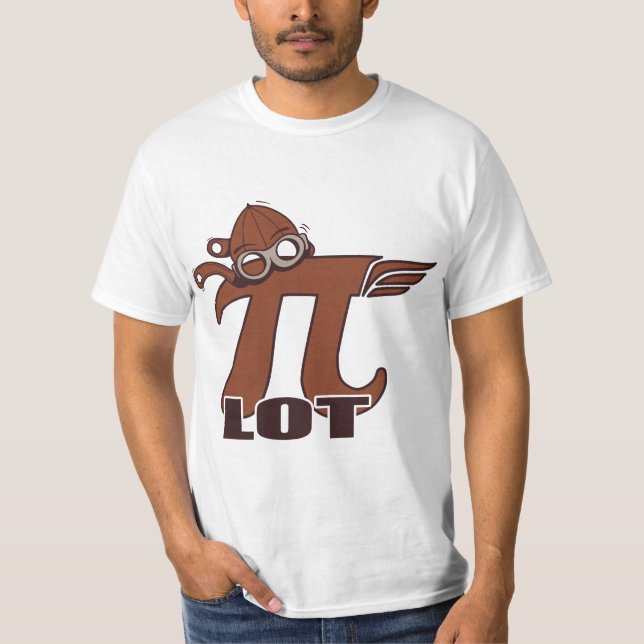 T-shirt Pilot Pi lot - 3.14 Pi Day Math, Science & Pilots  (Devant)