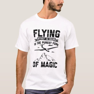 T-shirt Pilote à glissière   Glider Hobby Sailplane Idé