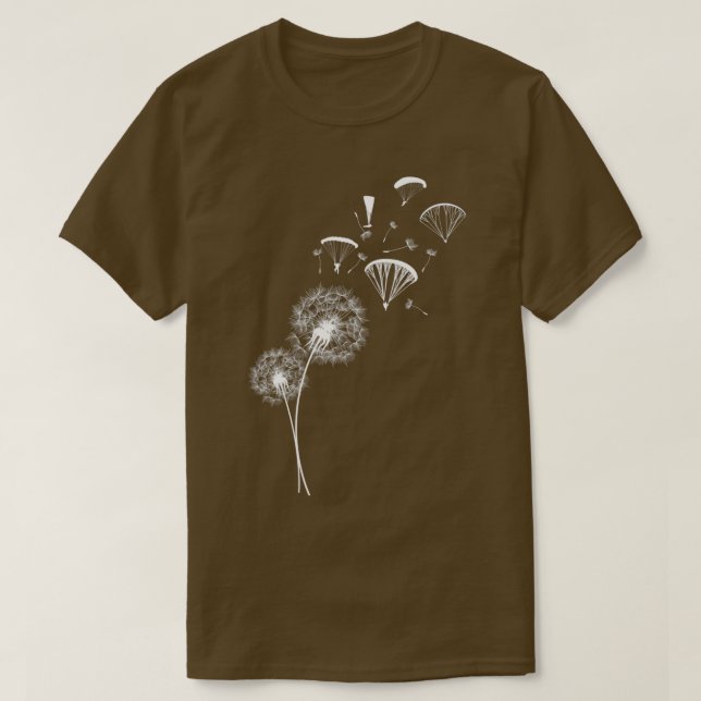 T-shirt Pilote-cadeau de parapente de parapente (2) (Design devant)