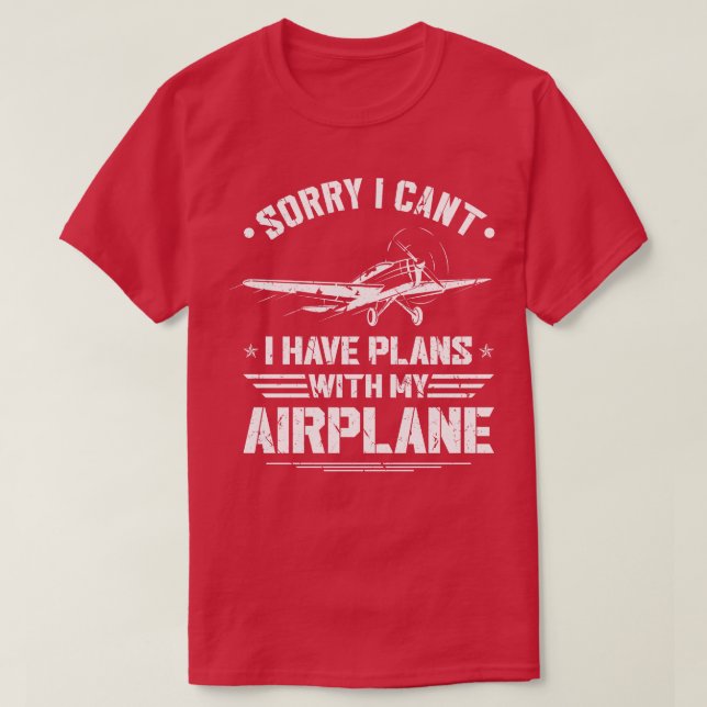 T-shirt Pilote d'avion de petite taille (Design devant)