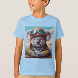T-shirt Pilote d'avion Koala