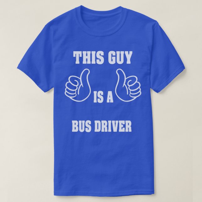 T-shirt Pilote de bus 8 (Design devant)