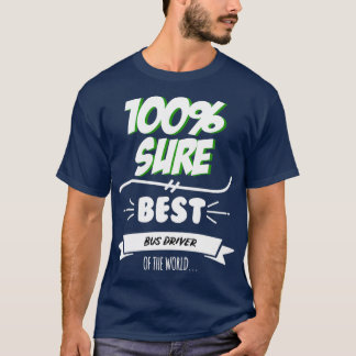T-shirt Pilote de bus Drôle Slogan Hobby Travailleur Trava