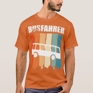 T-shirt pilote de bus fier bus retro bus 2