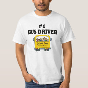 T-shirt Pilote de bus numéro un