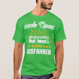 T-shirt Pilote de bus Papa Bus Conduite Grand-père Bus pub