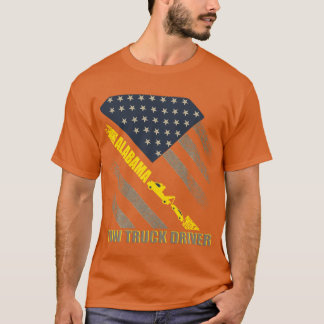 T-shirt Pilote de camion de remorque Alabama