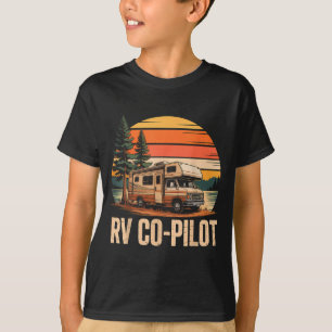 T-shirt Pilote de camping-car copilote camping-car camping