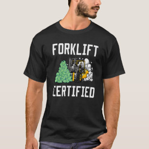 T-shirt Pilote de chariot élévateur à fourche certifié Pre