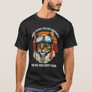 T-shirt Pilote de chat rétro Propriétaire de chaton Parent