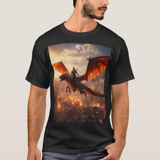 T-shirt pilote de dragon (Devant)