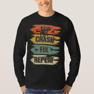 T-shirt Pilote de drone à répétition pour drone de drone p