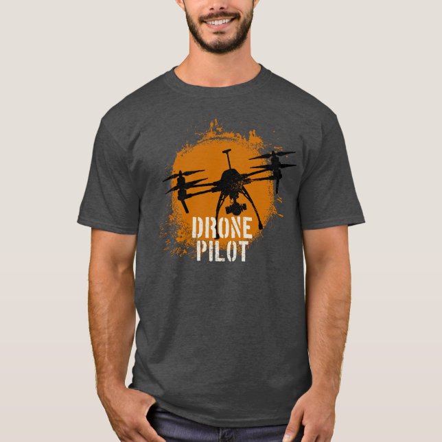 T-shirt Pilote de drone Racer (Devant)