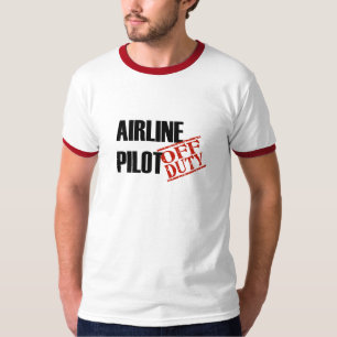 T-shirt Pilote de ligne aérienne