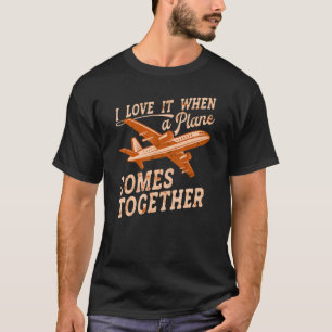 T-shirt Pilote de ligne de transport aérien - Jeux thémati