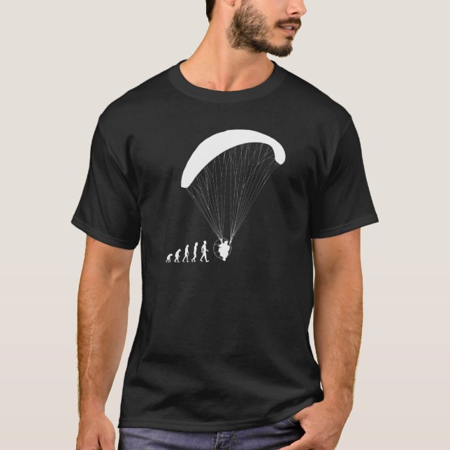 T-shirt Pilote de paramoteur d'évolution (Devant)