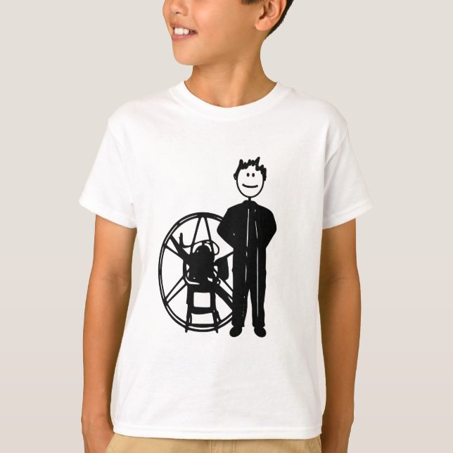 T-shirt Pilote de Paramotor (Devant)