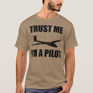 T-shirt Pilote de planeur à projectile faisant monter des 
