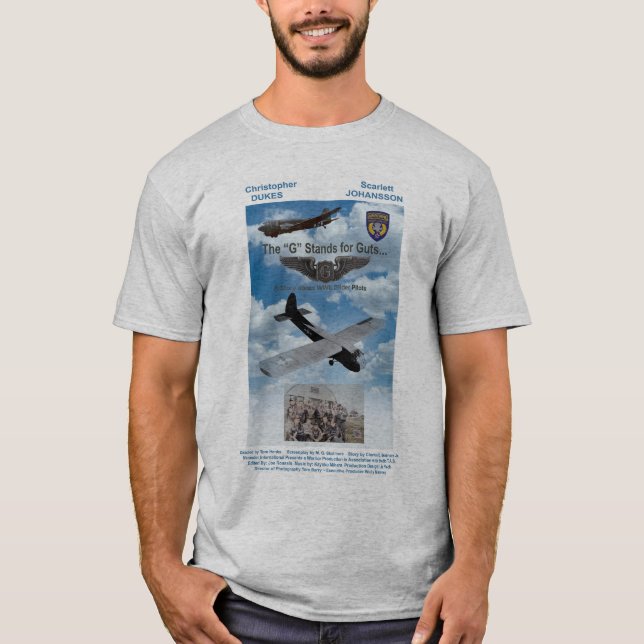 T-shirt Pilote de planeur de la Seconde Guerre mondiale (Devant)