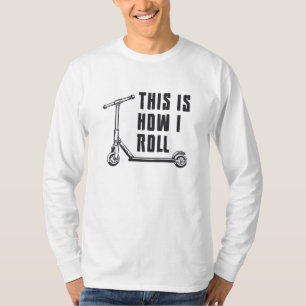 T-shirt Pilote De Scooter C'Est Comme Ça Que Je Roule Stun