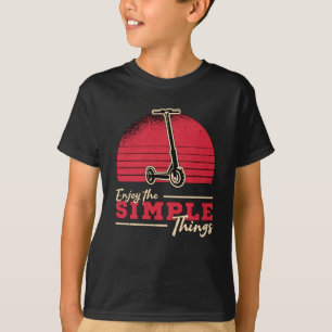 T-shirt Pilote De Scooter Profitez Des Choses Simple Stunt