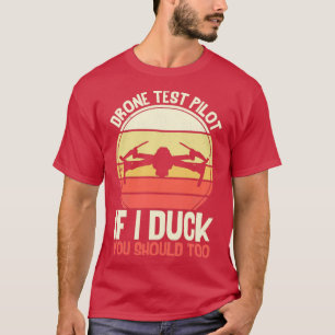 T-shirt Pilote de test de drone drone amusant