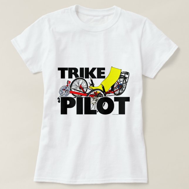 T-shirt Pilote de tricycle (Design devant)