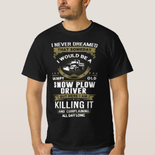 T-shirt Pilote de vieille neige grincheuse