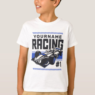 T-shirt Pilote de voiture de course rapide de l'équipe de