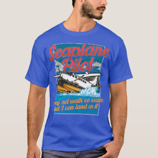 T-shirt Pilote d'hydravion aime voler Pilotes licence cade