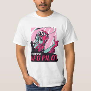 T-shirt Pilote d'OVNI certifié