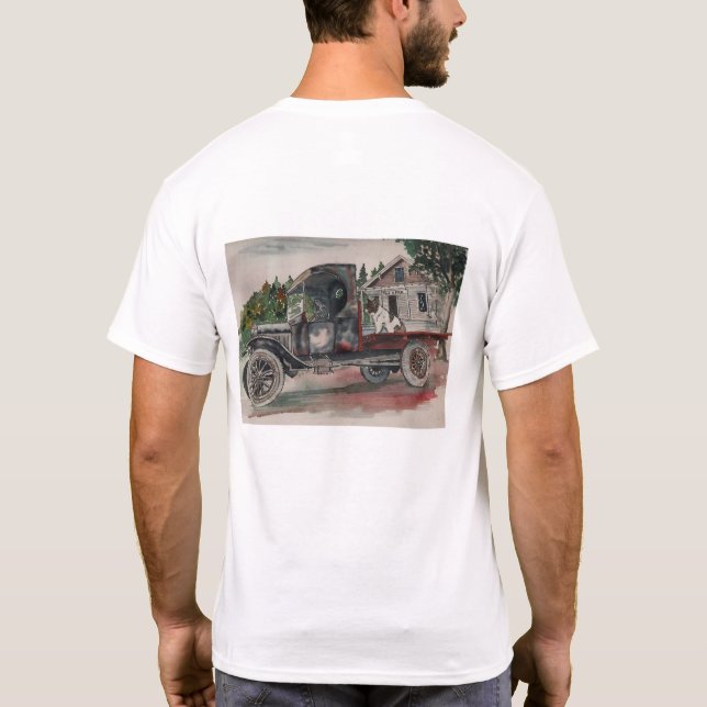 T-shirt Pilote du siège arrière (Dos)