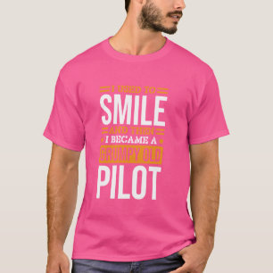 T-shirt Pilote I utilisé pour sourire design pour Airplane