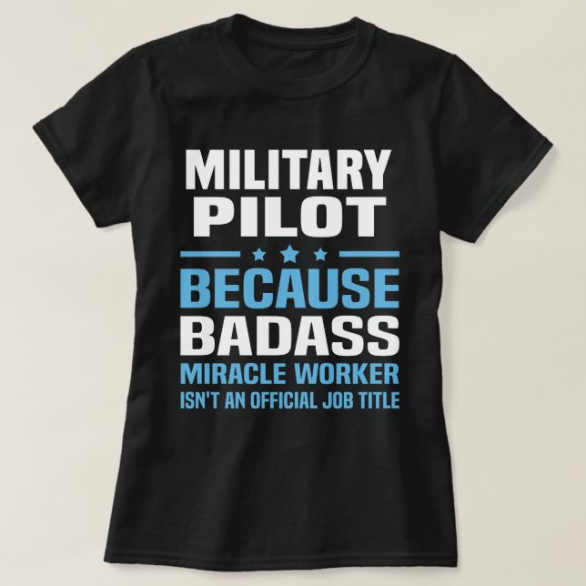 T-shirt Pilote militaire (Design devant)