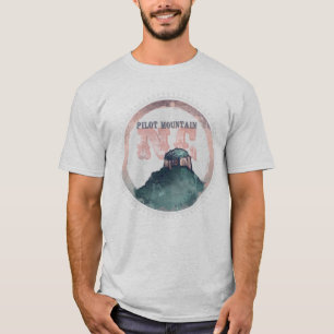 T-shirt Pilote Mountain North Carolina State Park Hiker
