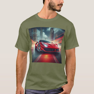 T-shirt Piloté par Vitesse : Le Graphic Tee l Rider de Car