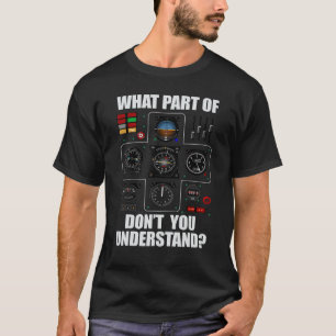 T-shirt Pilote Pour Hommes Femmes Avion Pilote