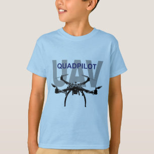 T-shirt Pilote Quadcopter UAV Quadpilot